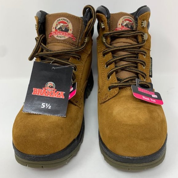 Brahma Shoes Brahma For Her Steel Toe Work Boot Sz 55